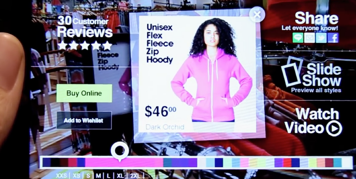 American Apparel - Mobile App AR Experience